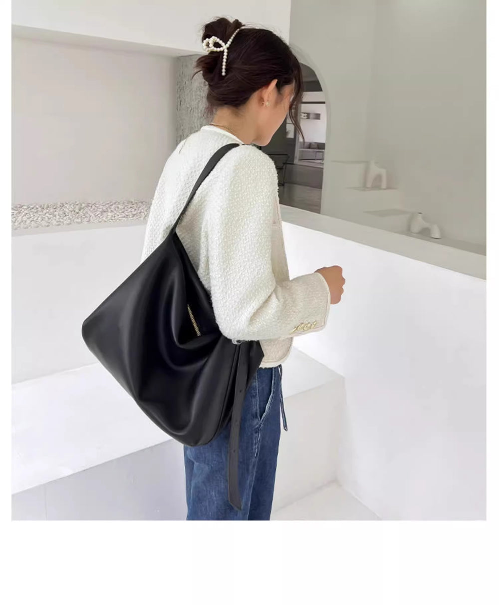 High-end, versatile women's bag – new 2025 shoulder bag, autumn/winter tote, large capacity commuter crossbody bag