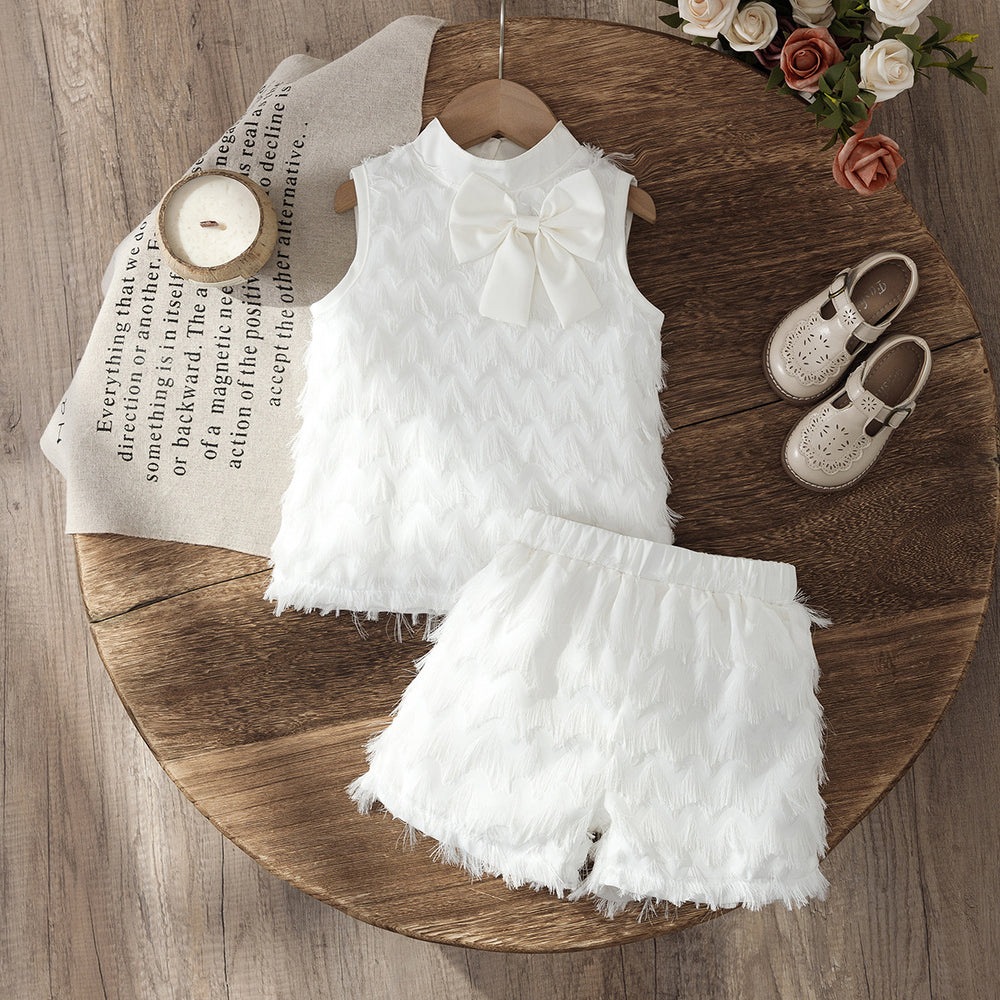 summer cross-border girls' french chic luxury style wavy mesh design fashion two-piece skirt set