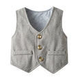 Children's spring outfit set: korean style long-sleeved gentleman's suit for boys, first birthday party dress, export quality, toddler and child sizes, class a