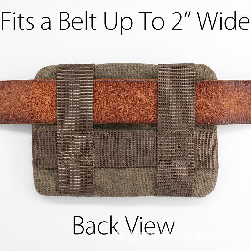 amazon outdoor camping waist bag canvas stationery bag portable storage bag multifunctional tool storage bag