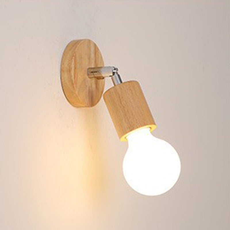 Wall lamp bedside lamp bedroom led modern simple Nordic creative American living room aisle lamp hotel wall lamp