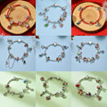 Christmas bracelet wholesale: european and american fashion trendy santa claus snowflake bell metal minimalist holiday bracelets