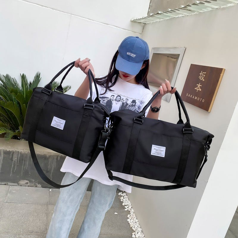 Wholesale travel bag dry and wet separation yoga fitness bag Oxford cloth business trip duffel bag large capacity lightweight storage bag