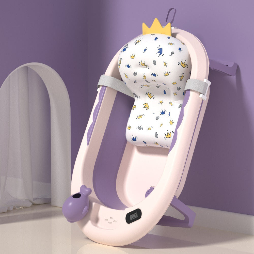 Wholesale baby folding bathtubs - universal newborn support, soaking bucket, home use, kids' bath tub, baby bath basin