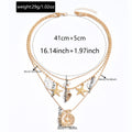 Wholesale seashell necklaces - european & american style beach jewelry featuring starfish, irregular spiral pendants, and layered designs for a vacation vibe