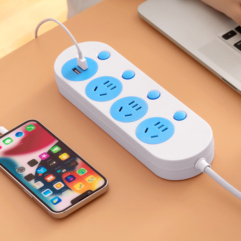 Usb converter socket plug drag plug strip plug-in board panel multi-hole multi-function vertical expansion multi-slot