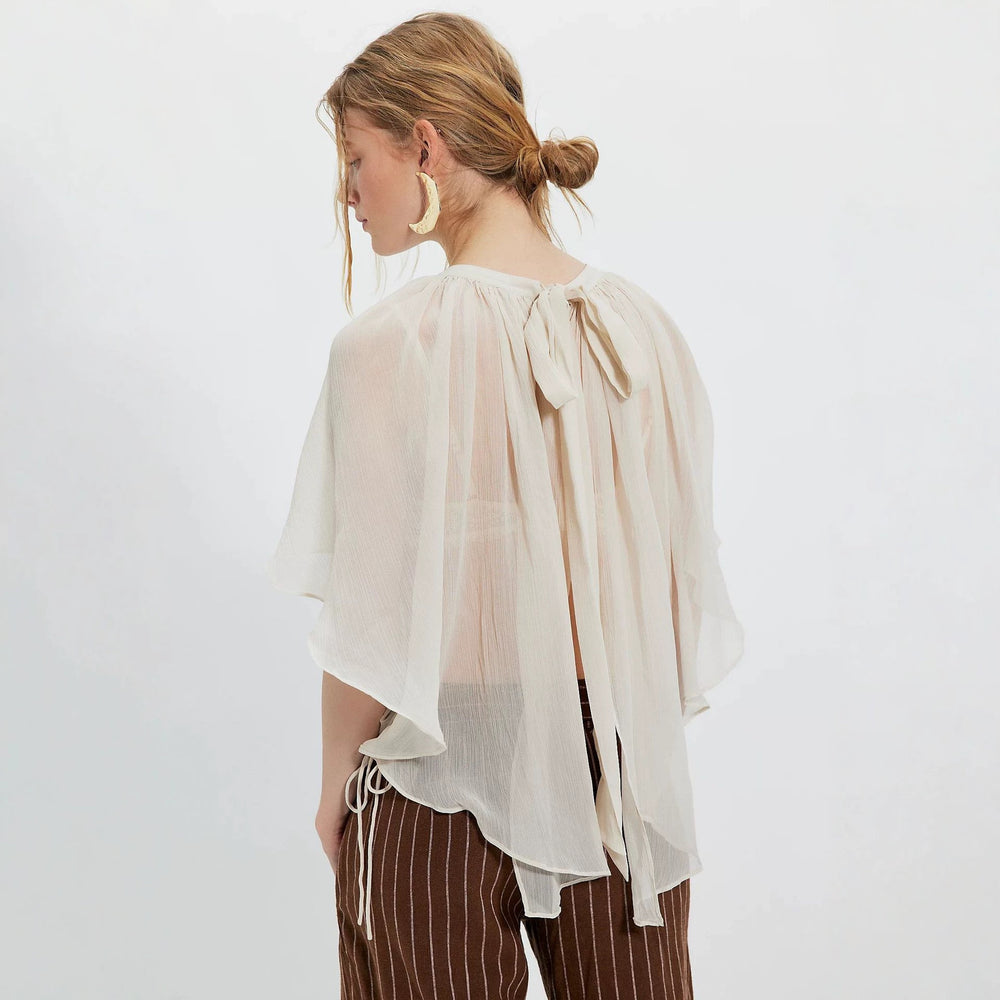 european and american cross-border spring/summer solid color women's chiffon blouse - casual, versatile, sun protection, lightweight shawl, light outerwear