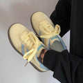 Women's sneakers 2026 new spring/summer thick-soled white shoes, versatile niche style, dopamine training shoes for women
