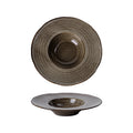 Classy texture ceramic plate restaurant hotel high-looking soup plate pasta plate cooking plate plate home straw hat plate