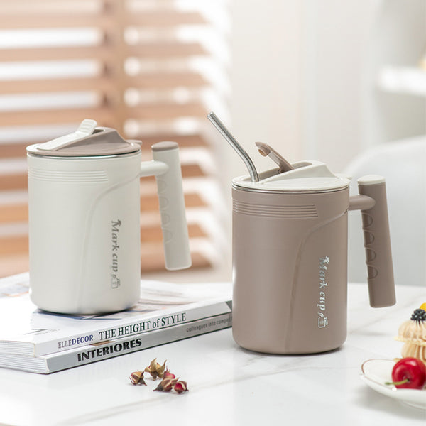 Thermal insulation water cup, one stainless steel mug with high value with tea leak, mug with high value, mug