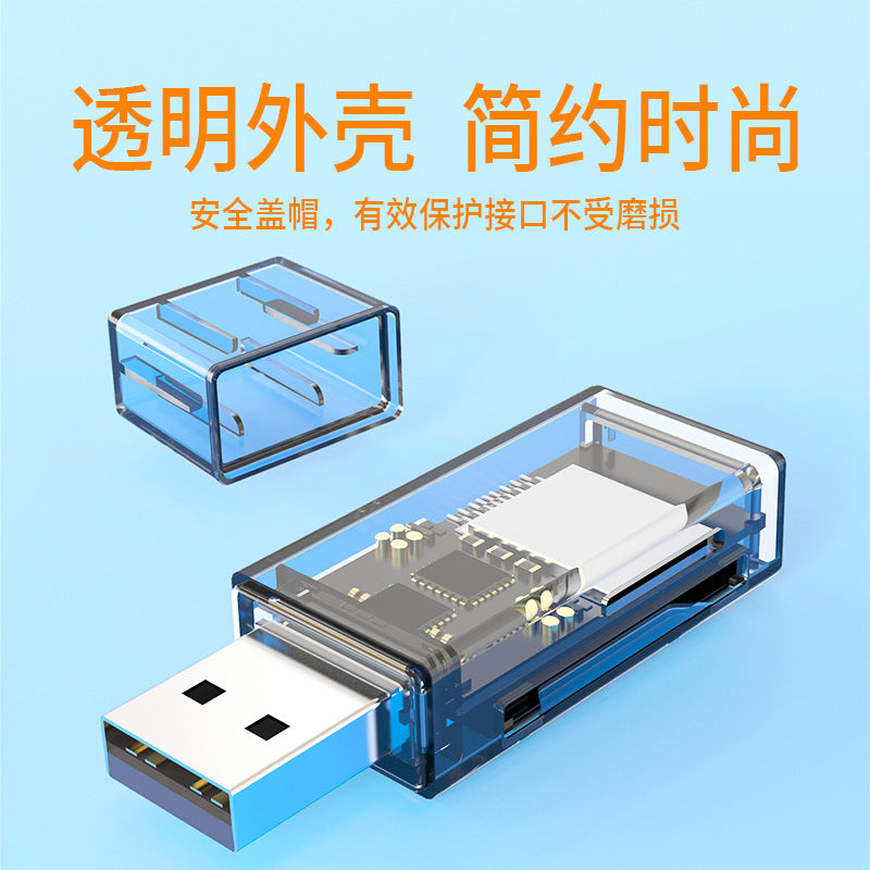 Cross-border wholesale usb card reader TFSD mobile phone camera high-speed 2-in-1 super compatible OTG high-speed transmission