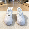 Air force 1 af1 putian high version men's and women's sneakers low-top deconstructed wheat pure white air force 1 white shoes