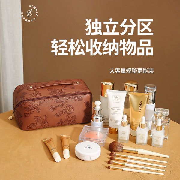 Beilian retro style cosmetic bag high sense fashion toiletries storage bag travel large capacity wholesale storage
