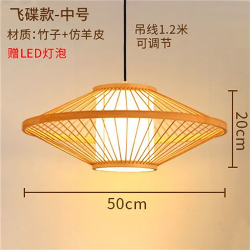 Lantern bamboo art chandelier bar b&b tea room hot pot restaurant restaurant casual japanese restaurant bamboo dining room lighting