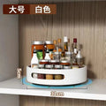 360-degree rotating spice rack - kitchen seasoning organizer, multi-functional condiment storage box and shelf