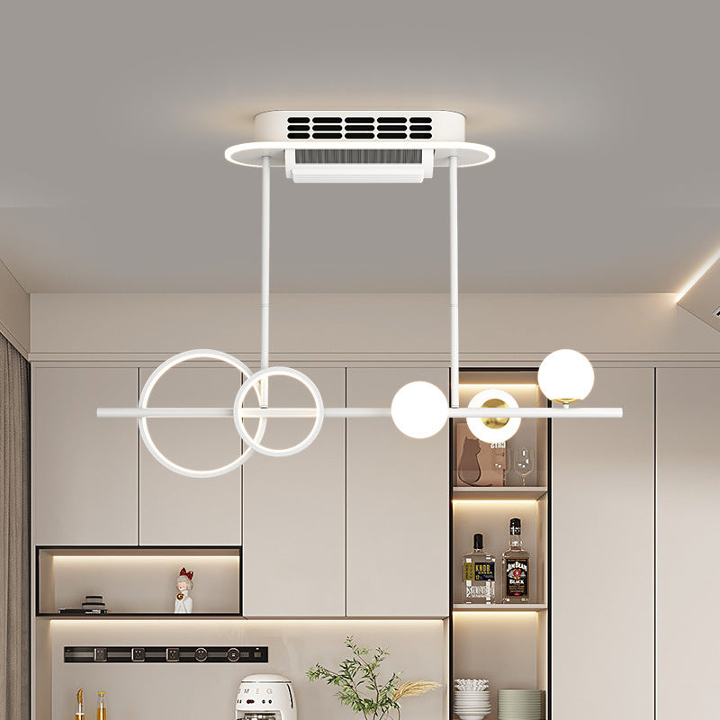 [Strict Selection] 2025 New Full Spectrum Bladeless Fan Light Ceiling Fan Light Eye Protection Integrated Ceiling Light with Fan
