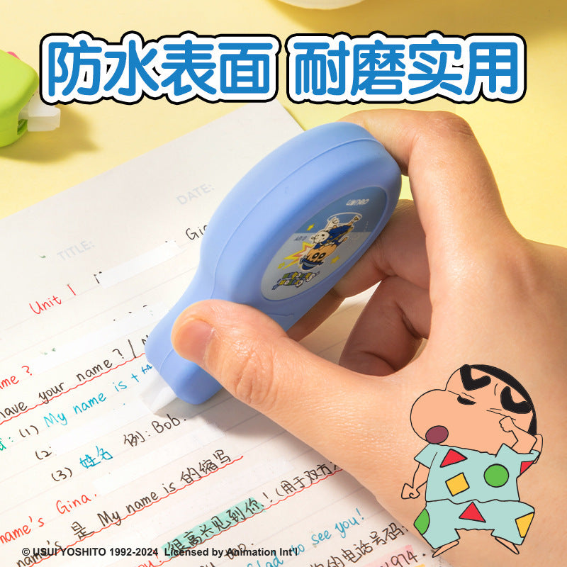 Deli LB101 correction tape Crayon Xiaoxin series cartoon correction tape Silicone shell Wear-resistant 12m correction tape