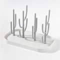 Baby bottle storage box drying rack with cover dustproof drain bracket water cup rack storage drain drying bottle rack