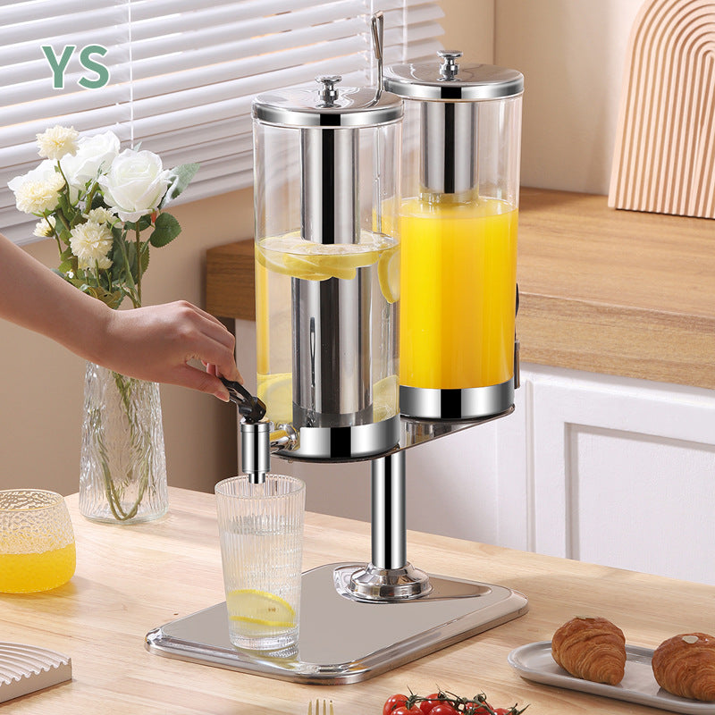 Juice tripod, hotel rotating three-head juice tripod Juice Dispenser Cereal Dispemser