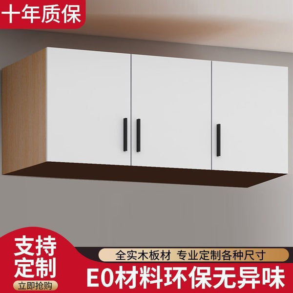 Solid wood large wardrobe heightened hanging cabinet top cabinet top box cabinet can be determined solid wood storage box locker wall wall cabinet bedroom cabinet