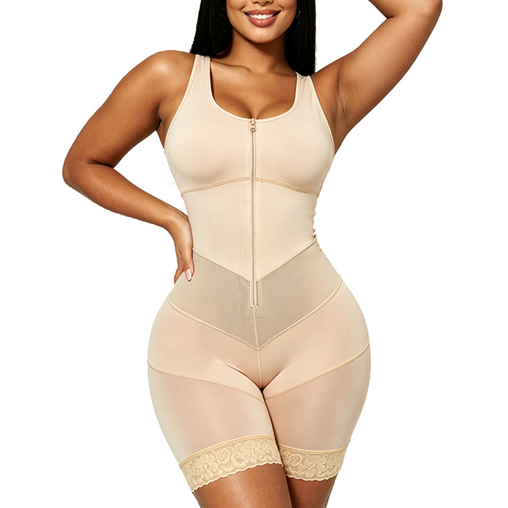 Chest wrap [diagonal compression belt] european and american waist tightening, abdominal tightening, hip lifting, body tightening, slimming look, one-piece body shaping garment