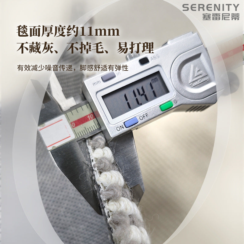High-end wool carpet for home bedroom, large area, customized hotel room bedside blanket, living room carpet, stain-resistant