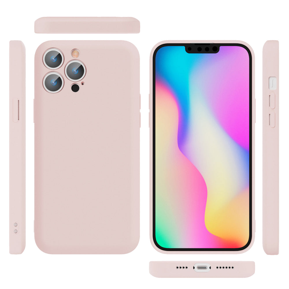 New iphone 16 case, soap-like liquid tpu solid color full coverage protective case for apple 15 pro max