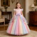 Amazon kids' formal dresses, tulle flower girl dresses, wedding dresses, hostess dresses, runway dresses, color gradient princess dresses - in stock & wholesale