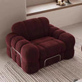 Modern medieval style accessible luxury fabric sofa for large and small apartments nordic living room single three-person steel tooth designer retro
