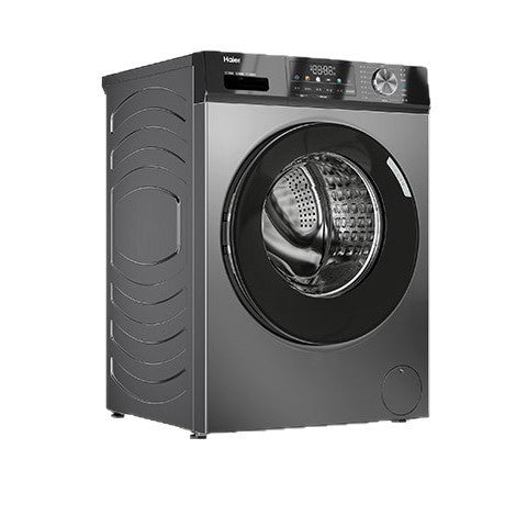 Haier fully automatic front-load washing machine with spin-dry and tumble dry function, 10kg capacity - perfect for a lazy home