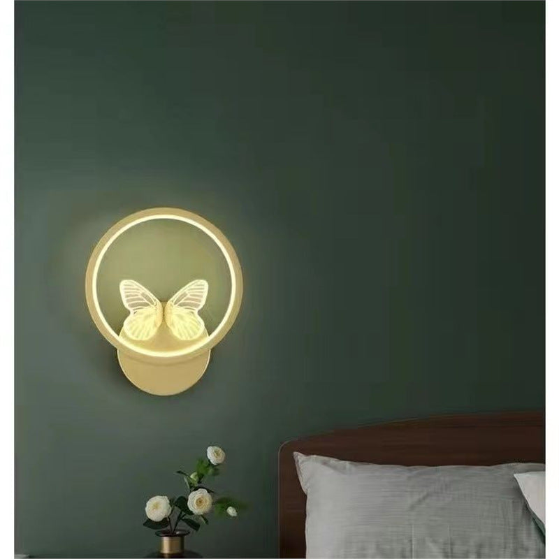 Creative minimalist wall sconce - modern lighting for living room tv backdrop, stairway, bedroom, and bedside