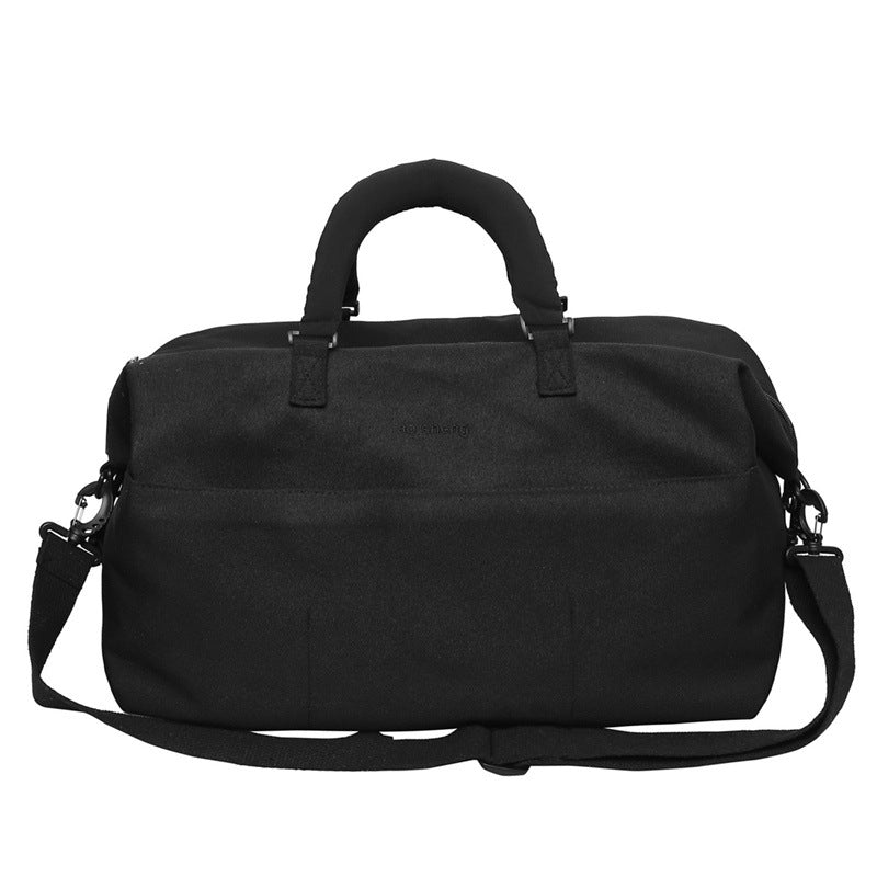 Foreign trade foldable duffel bag bag dry and wet separation messenger bag simple wear-resistant anti-splashing light short-distance bag wholesale