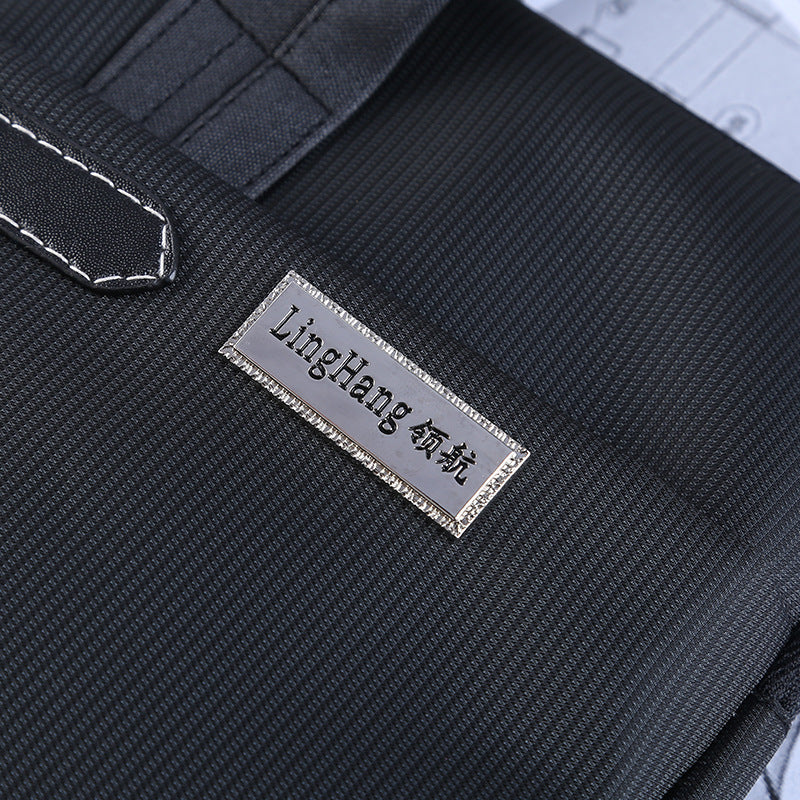 Directly from the manufacturer Pilot 6606 portable business meeting bag, male and female large-capacity computer bag plus logo