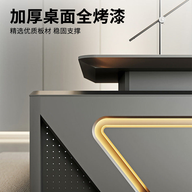 Saint li paint boss table technology sense executive table casual modern classy paint president table office desk and chair