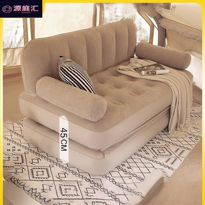 Compression sofa inflatable sofa outdoor storage music festival camping double automatic tent air mattress