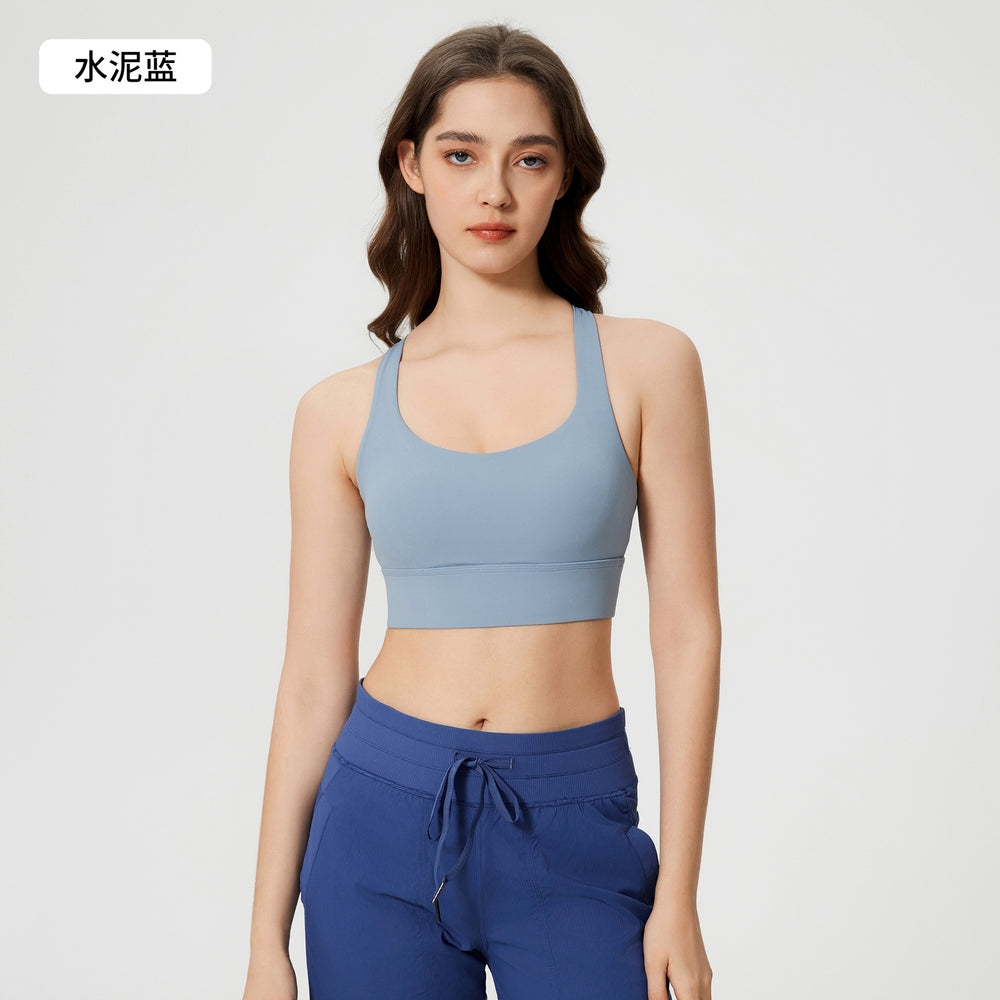 Pilates yoga suit women's cross back push up bubble wrap sports intimates naked hip lifting yoga fitness pants