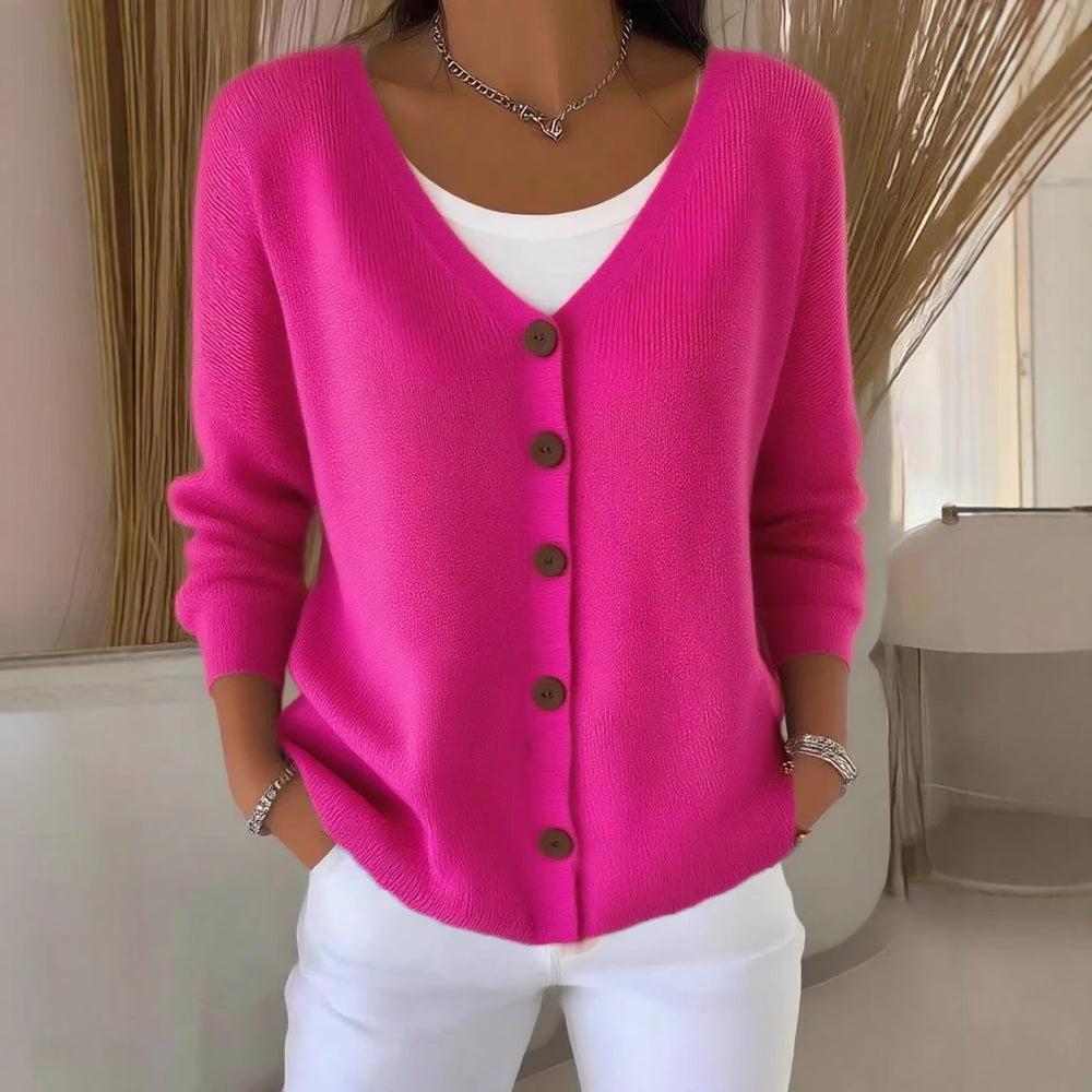 fashion autumn winternew arrivalknittingcardigan women's pure colorcasualfashionsweateroutwear women's cardigan