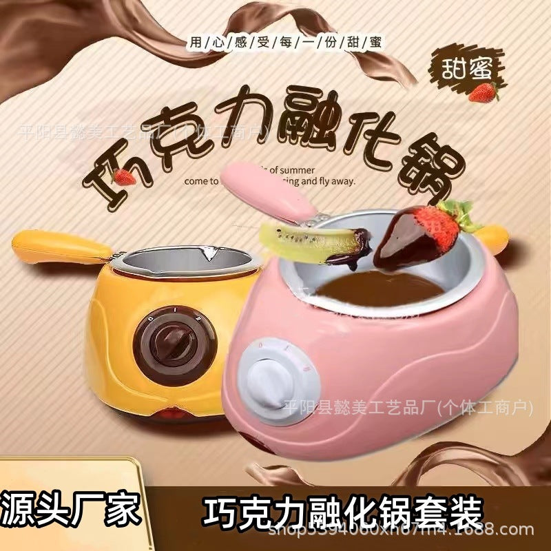 chocolate melting pot double furnace electric heating pot diy handmade soap essential oil handmade pot for home baking pot