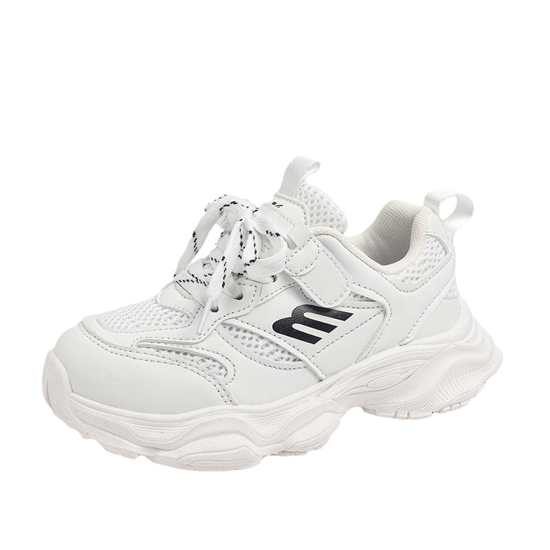 Children's sports shoes Men's and girls' new mesh breathable running shoes Men's and children's lightweight soft-soled autumn casual shoes tide