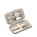 7-piece nail clipper set - beauty & grooming kit - stainless steel nail clippers with storage - diy manicure