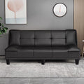 Cat scratch leather fabric sofa dual-purpose sofa small apartment living room casual apartment double foldable sofa bed factory