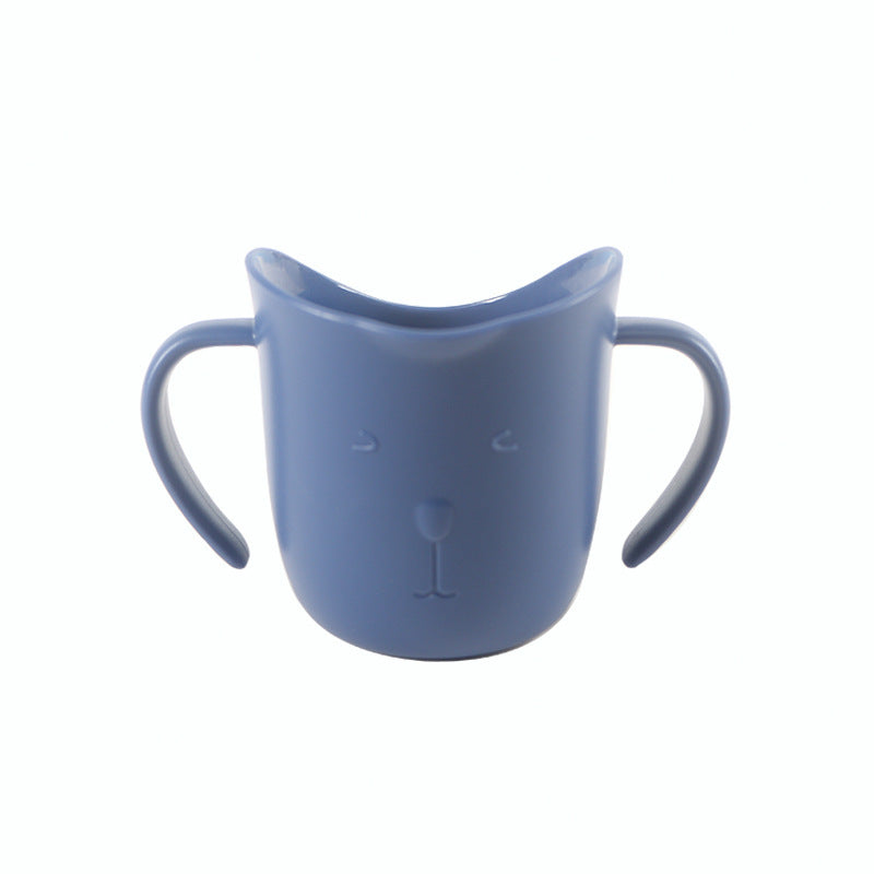 Source factory hot-selling kids supplies baby oblique mouth anti-choking water cup anti-colic learning drinking cup baby open cup