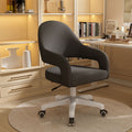 Comfortable designer adjustable height home office chair for bedroom, makeup desk, computer study, and writing desk - swivel chair