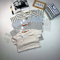 New women's short-sleeved t-shirt stripestopsin stock wholesalewomen's t-shirt wholesale short