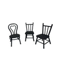 Wrought iron small chair japanese style garden landscaping decoration ornaments mini flower stand retro small back chair bench props