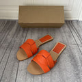 Z home 2023 black flats shoes summer new arrival nude square toe cross casual outwear flats sandals women
