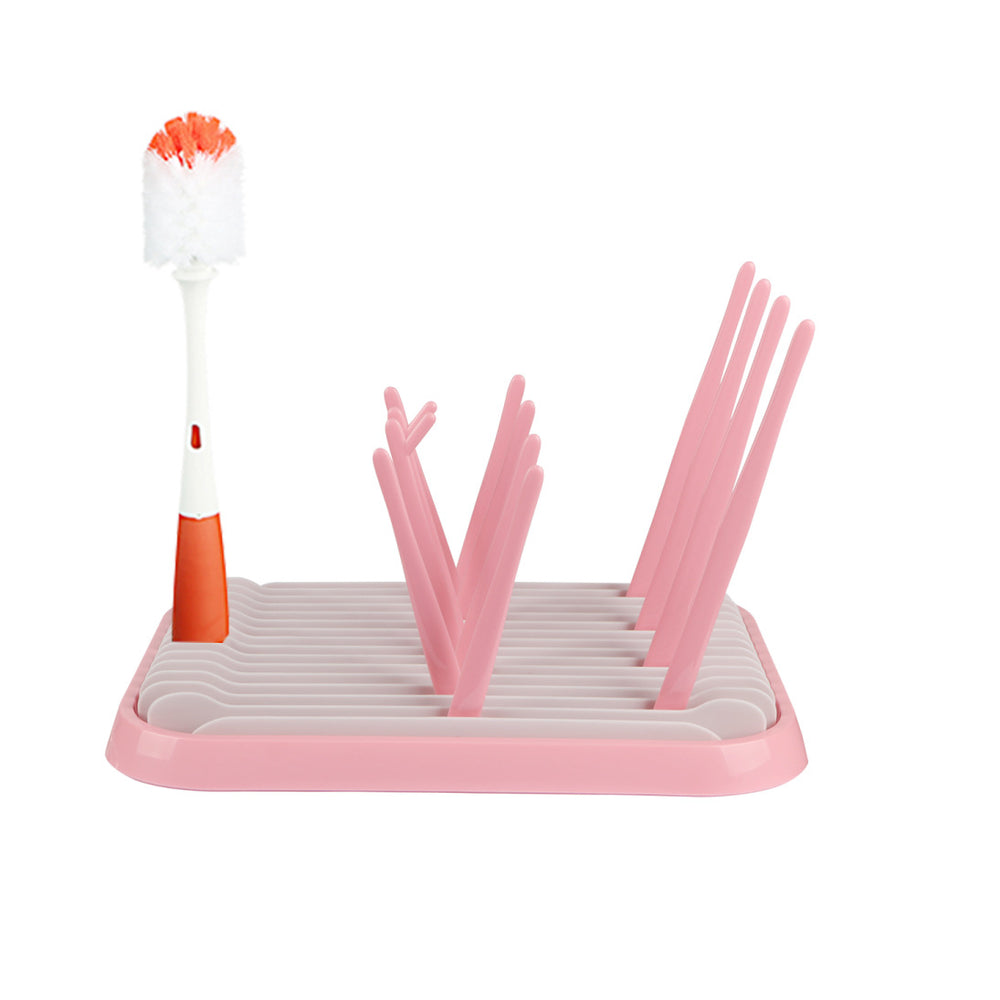 Baby bottle drying rack - cross-border hot seller - multifunctional water cup drainer & bottle brush holder