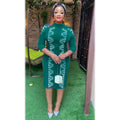 European and american cross-border e-commerce   new plus size african women's bodycon dress professional style fashion dress