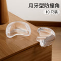 Airbag-style clear corner protectors for kids - anti-collision, anti-bump, protective angles for coffee tables and furniture - soft-packed pvc corner guards, l-shaped