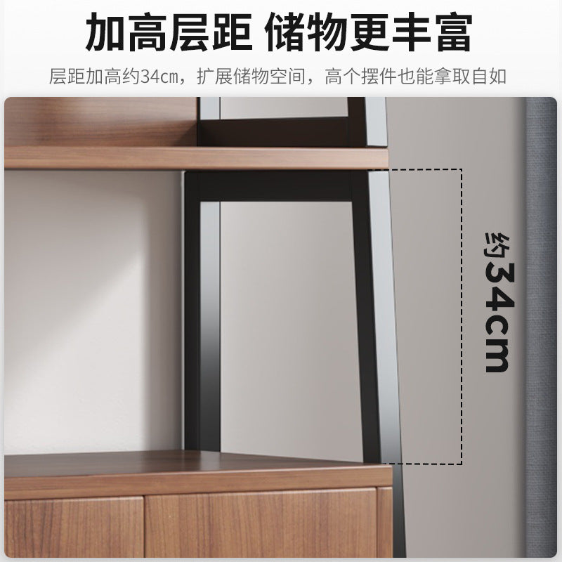 Shelf Multi-layer storage shelf Living room bookshelf Home floor locker Multifunctional shelf Display cabinet Display cabinet